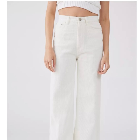Urban Outfitters Pants - Urban outfitters BDG High & wide corduroy pants cream sz 27